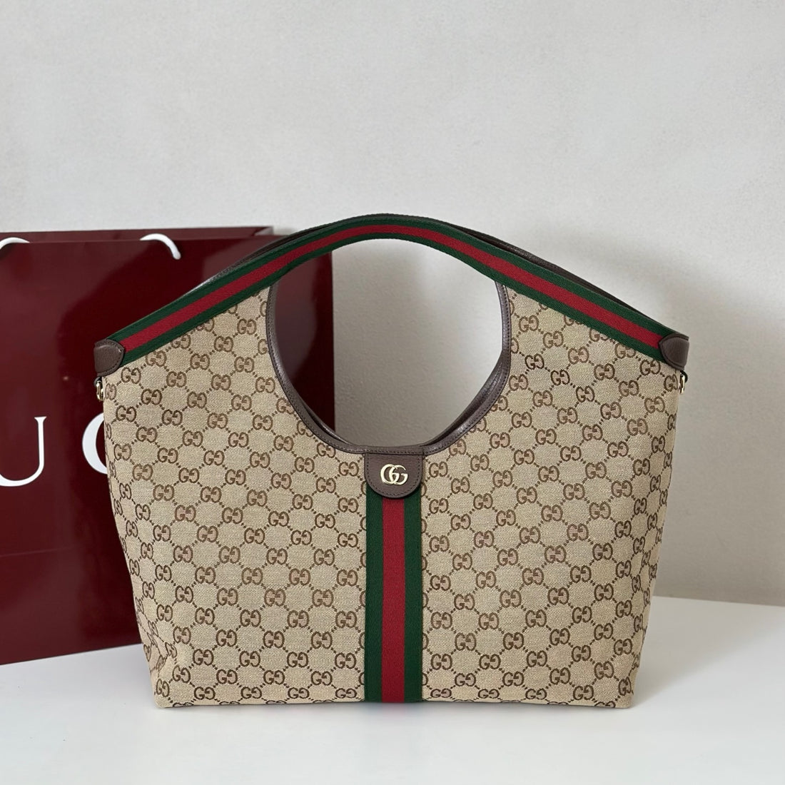 GG Tote Bag - Light Beige