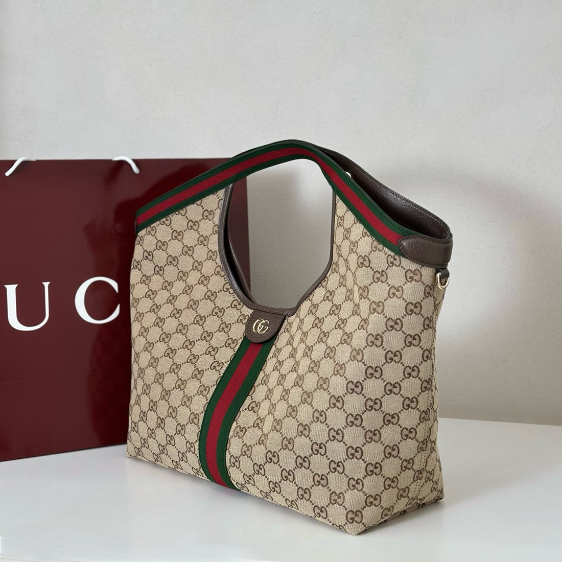 GG Tote Bag - Light Beige