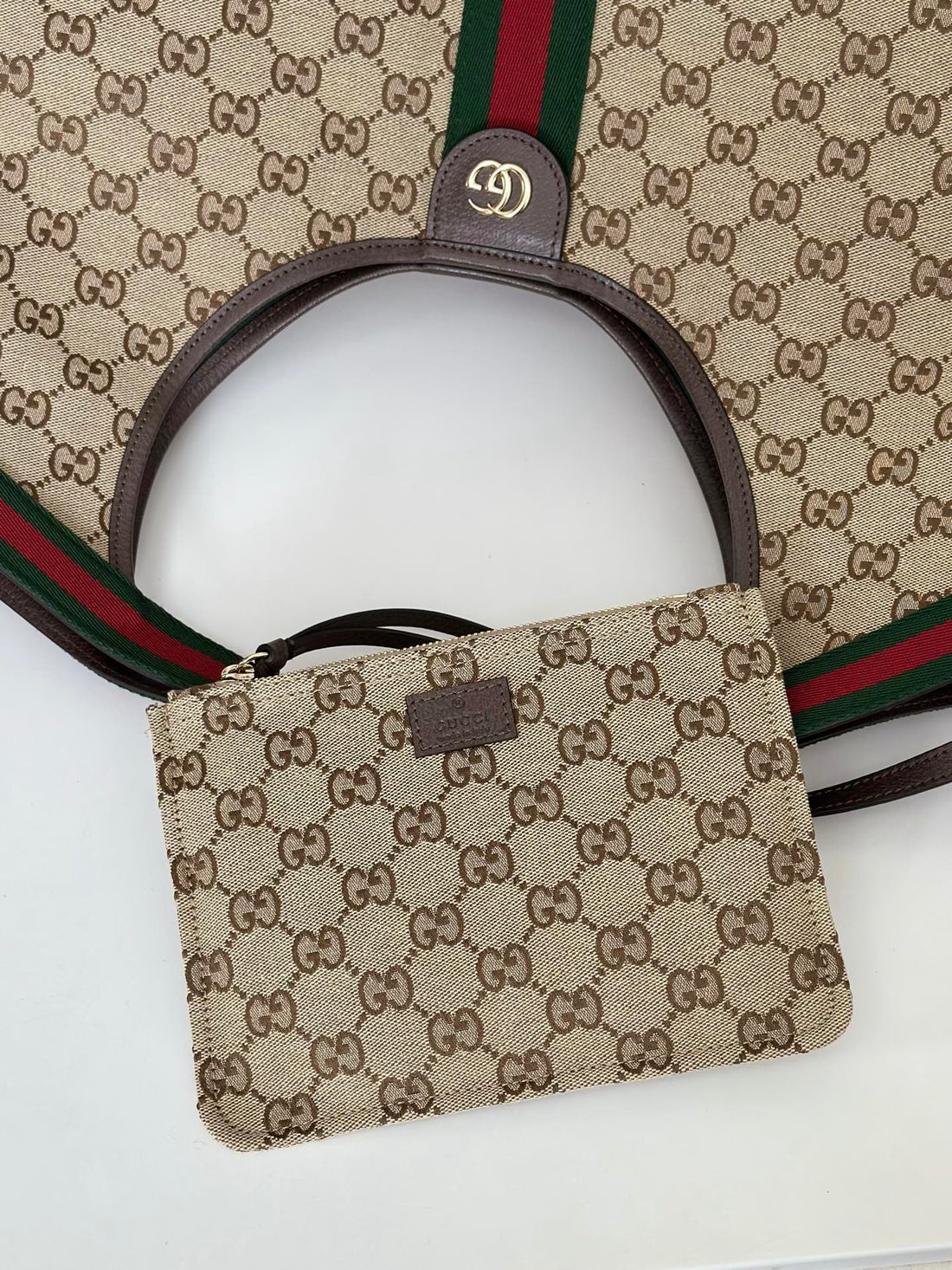 GG Tote Bag - Light Beige
