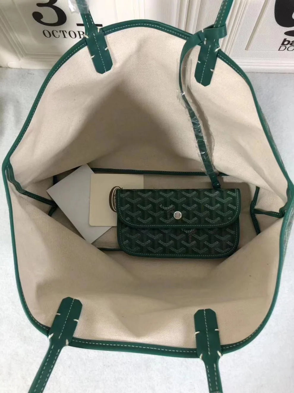 GY GM Tote - Deep Green