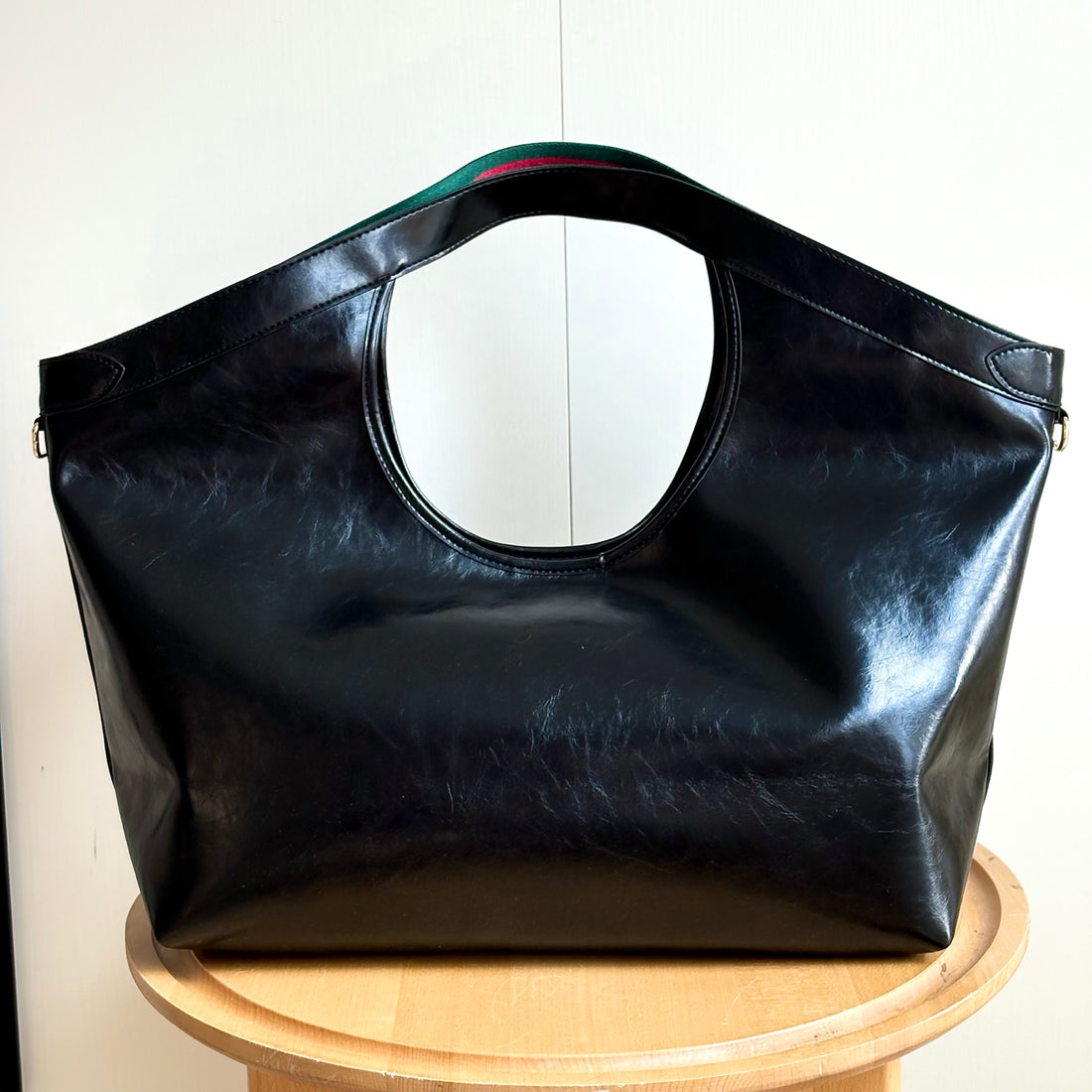 GG Tote Bag - Black Glossy