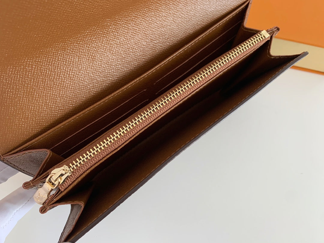 Luxury LV Sarah Long Wallet