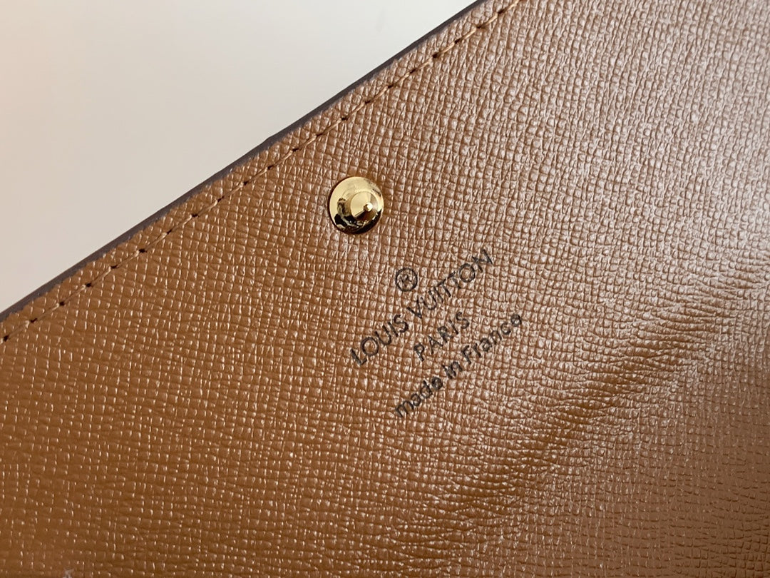 Luxury LV Sarah Long Wallet