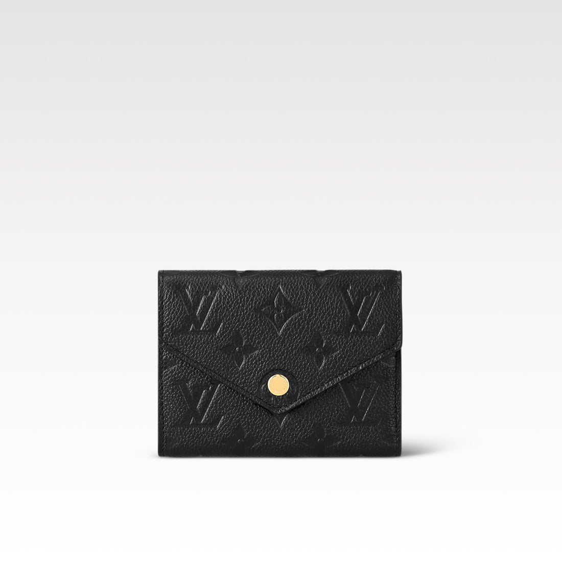 Luxury LV Compact Wallet - Black