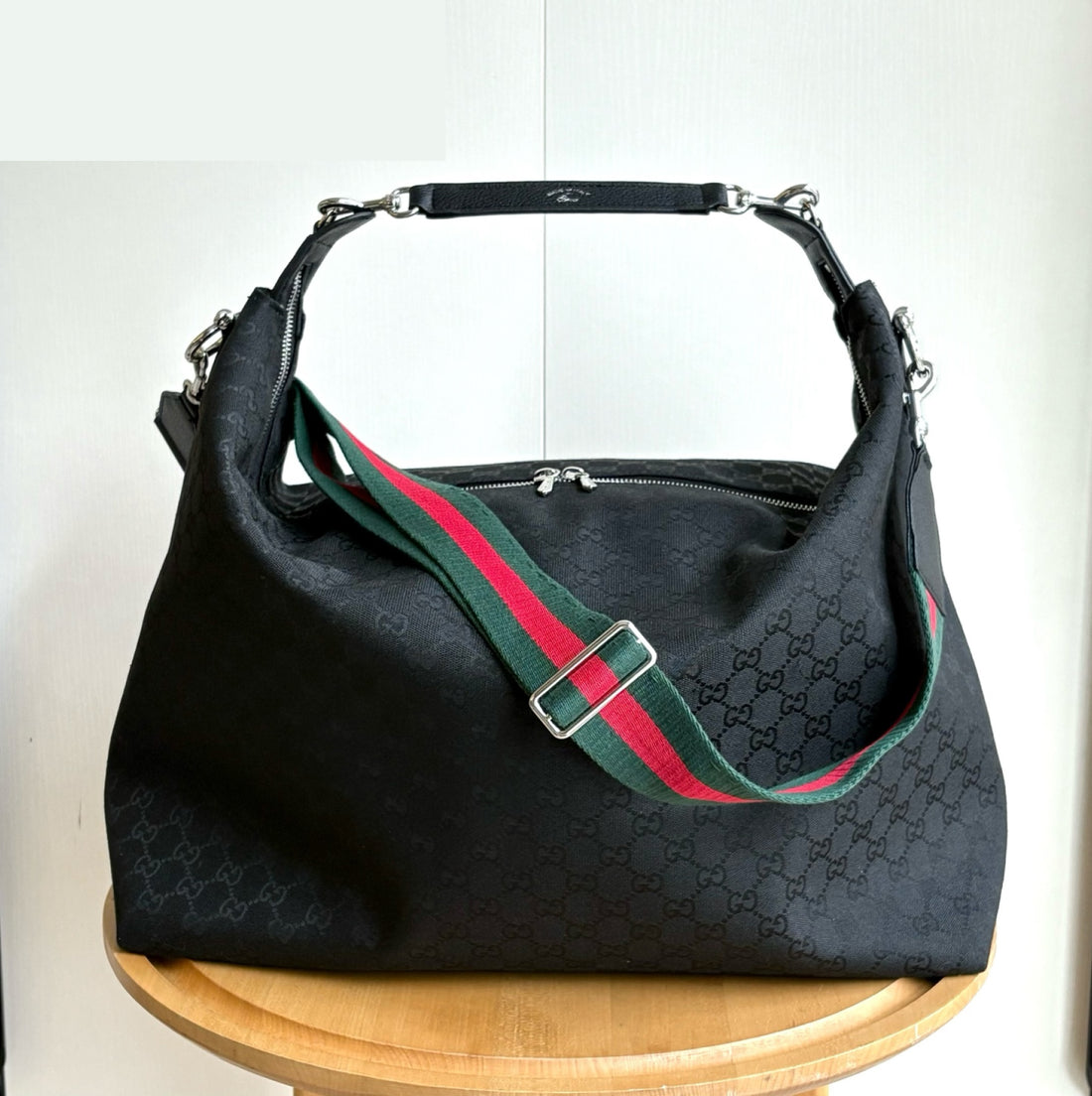 GG Crossbody Bag - Black