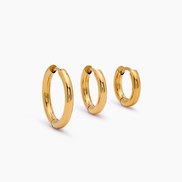 Essential Gold Hoops Set