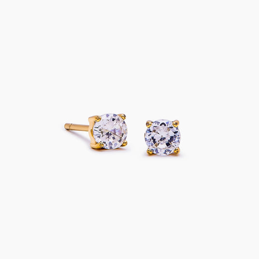 Essential Solitaire Stud Earrings