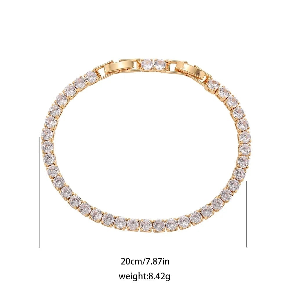 Cubic Zirconia Riviera Bracelet