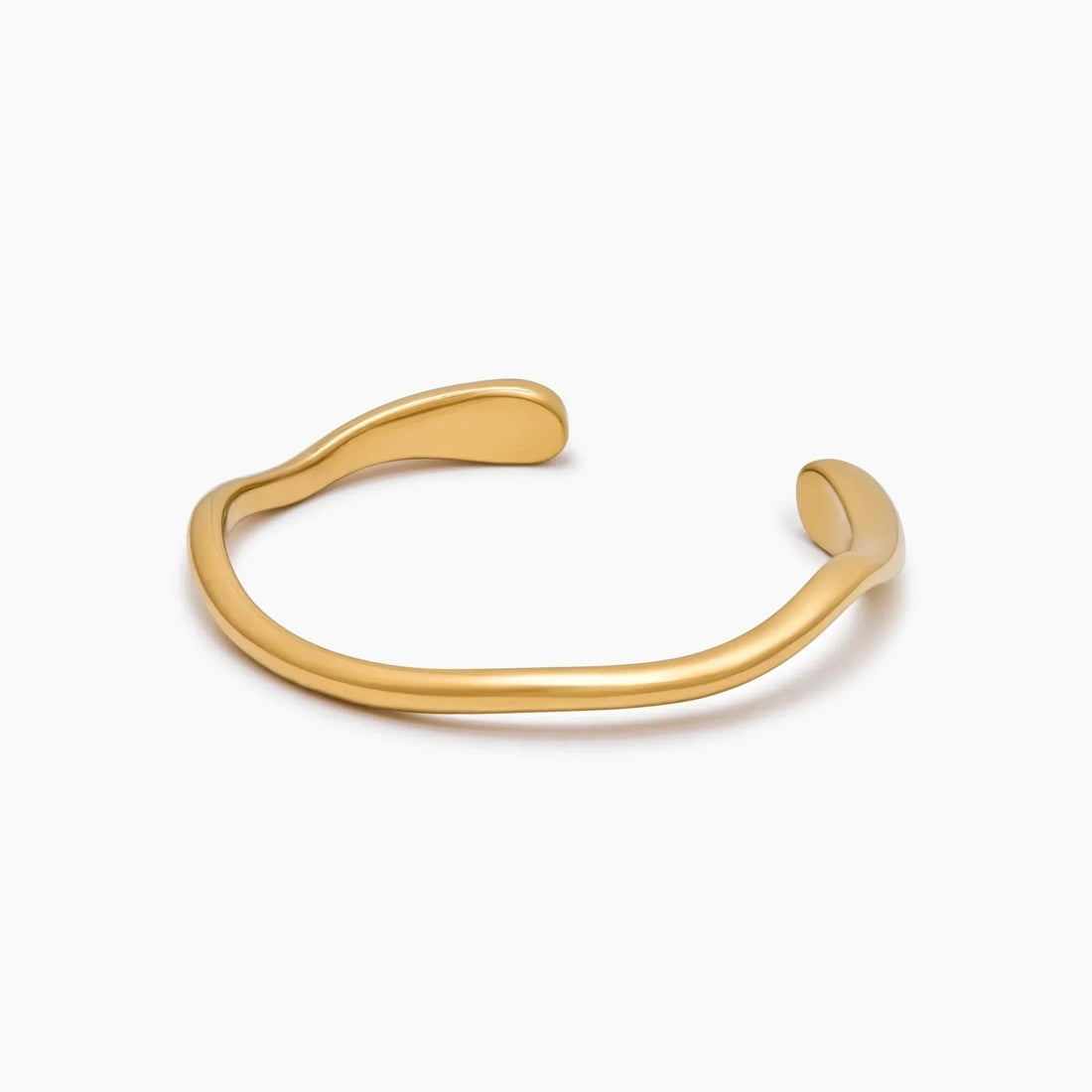 Sculptural Wave Cuff Bracelet