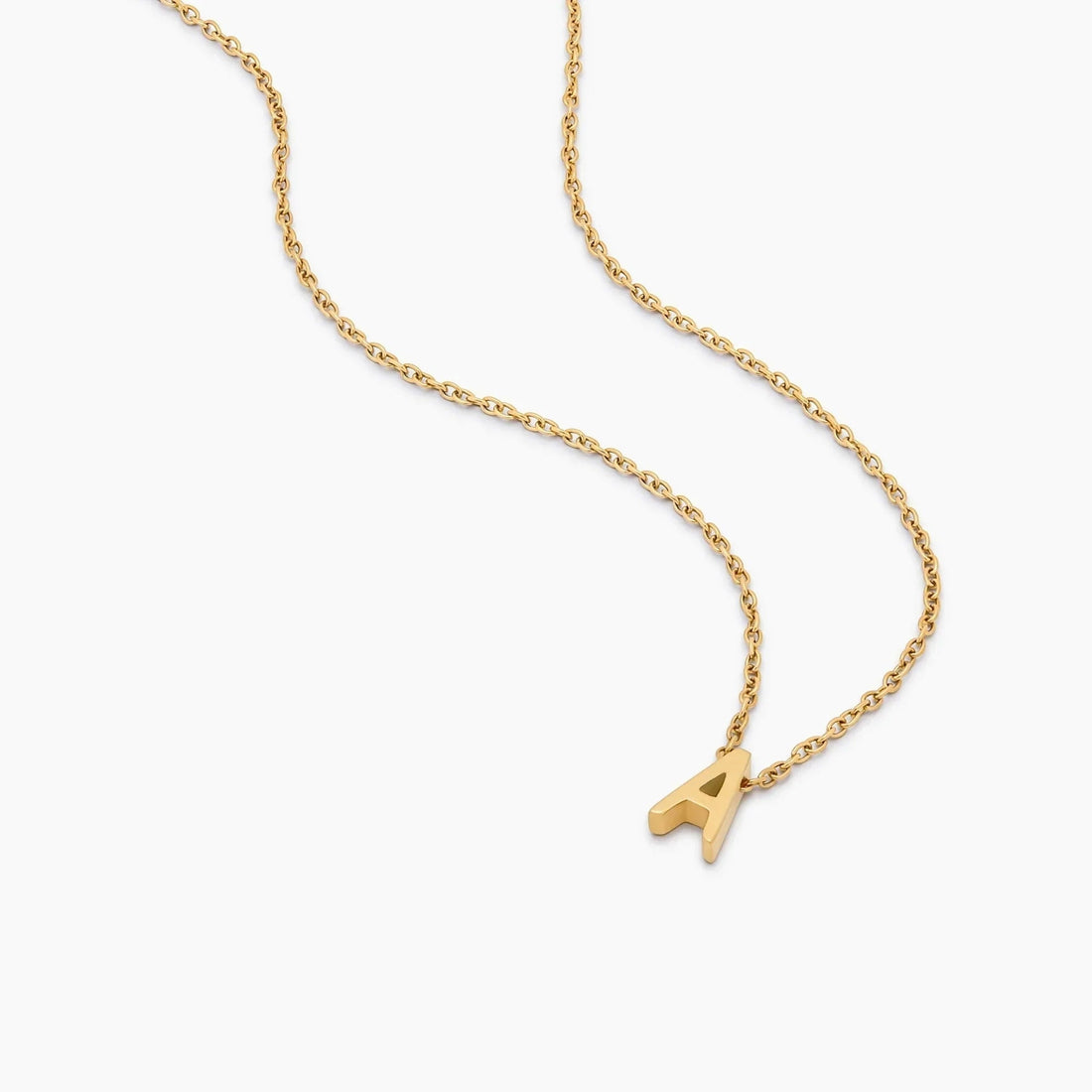 Delicate Necklace with Initial Charm