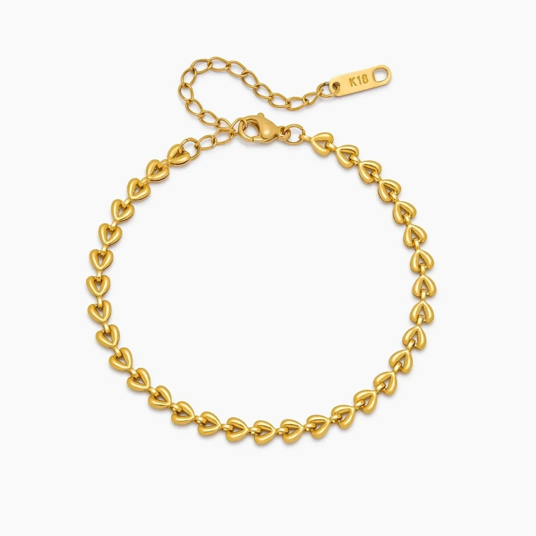 Heart Chain Bracelet