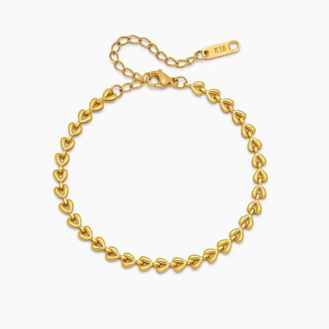 Heart Chain Bracelet