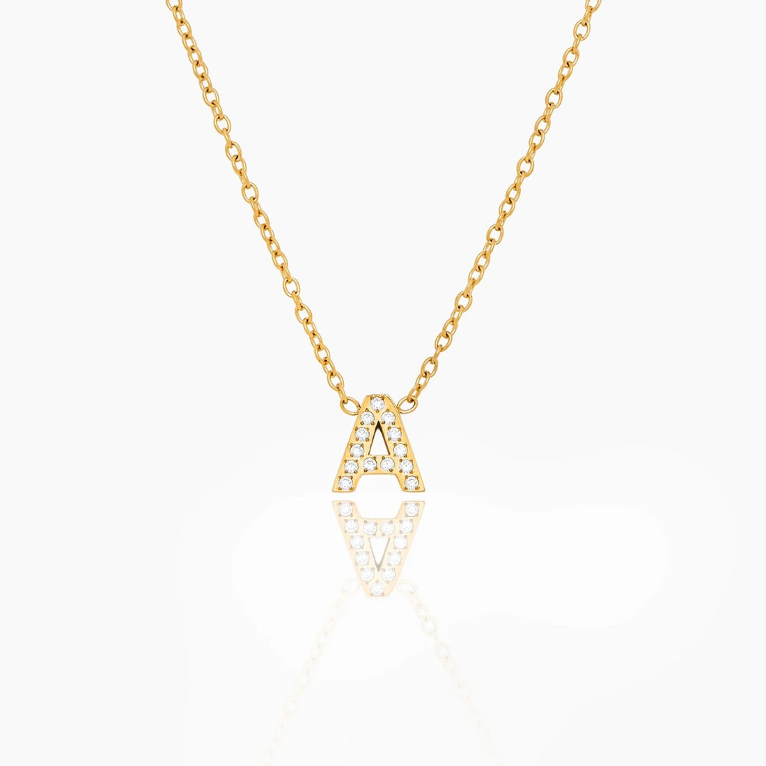Pavé Initial Necklace