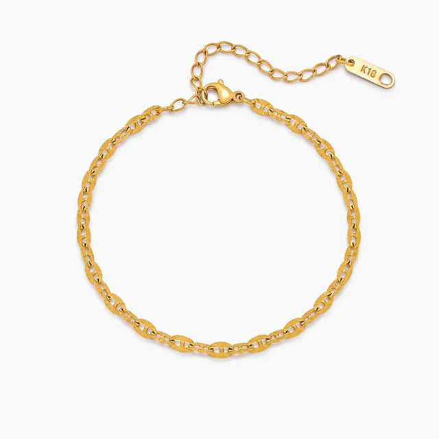 Bold Sequin Link Chain Bracelet
