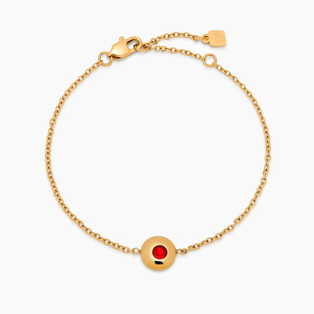 Mini Charm Bracelet with Birthstone
