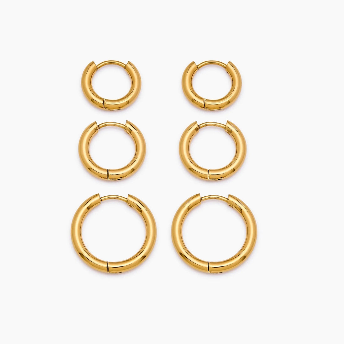 Essential Gold Hoops Set