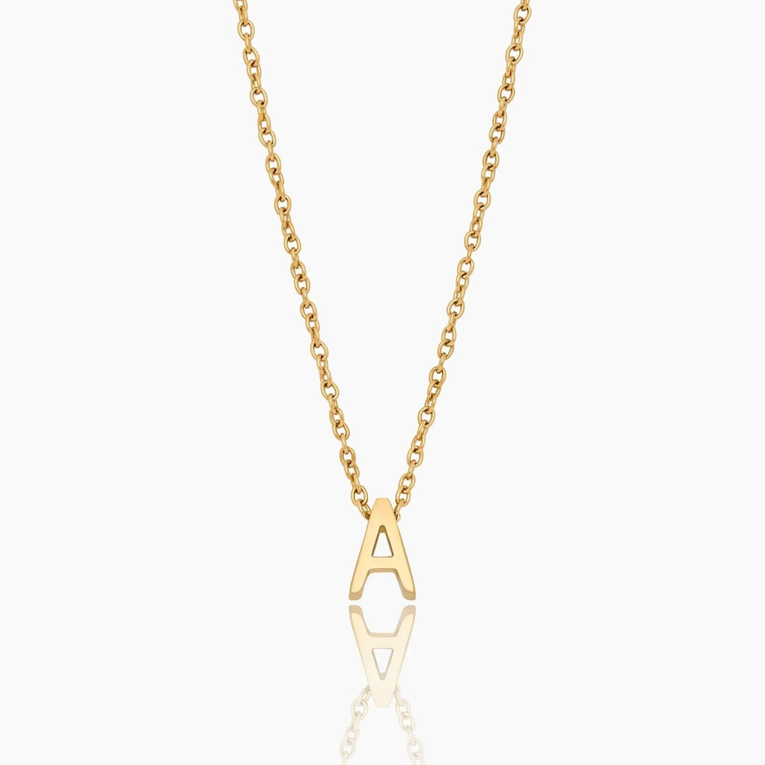 Delicate Necklace with Initial Charm