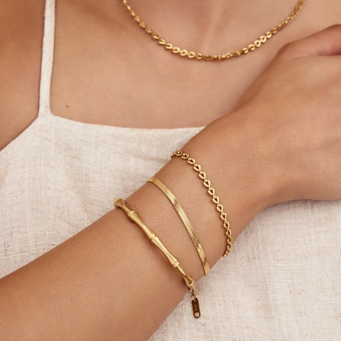 Heart Chain Bracelet
