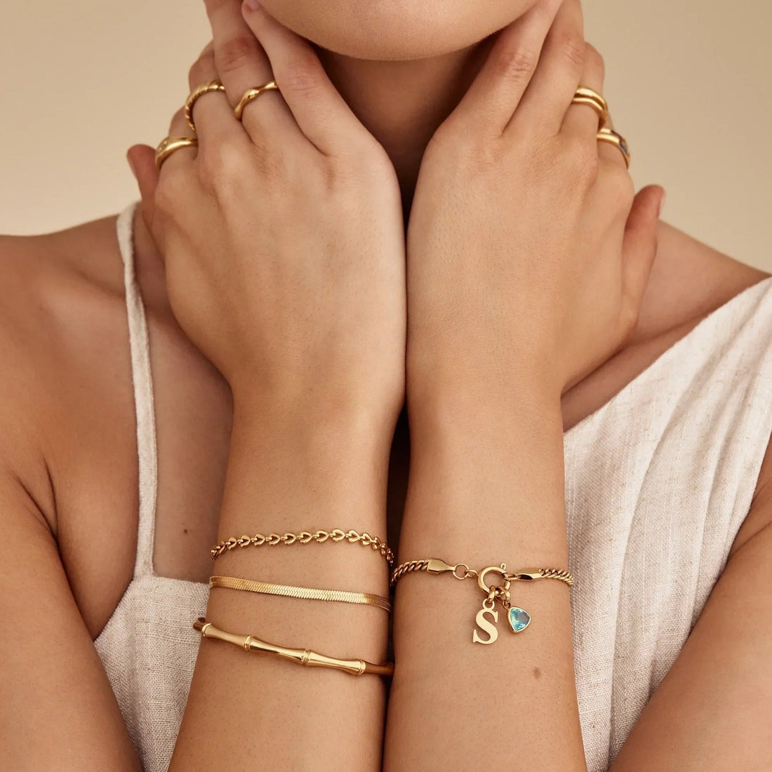 Heart Chain Bracelet