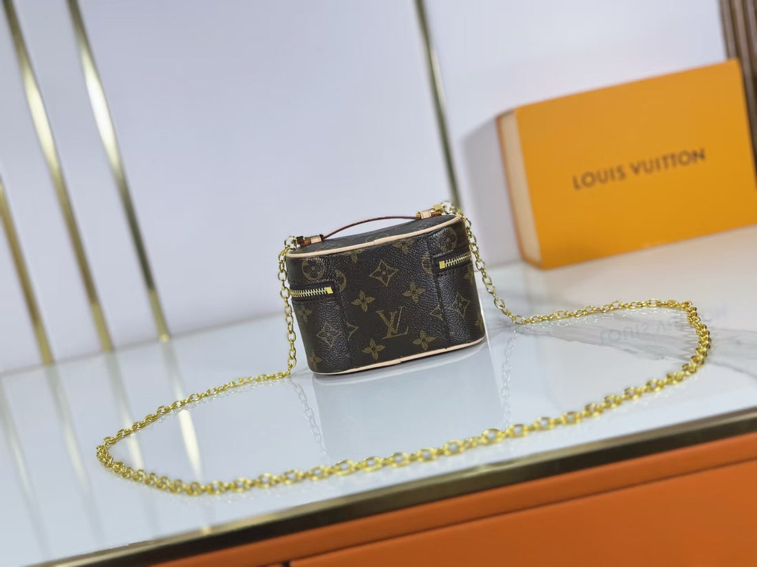 Luxury LV Nice Nano - Monogram Brown