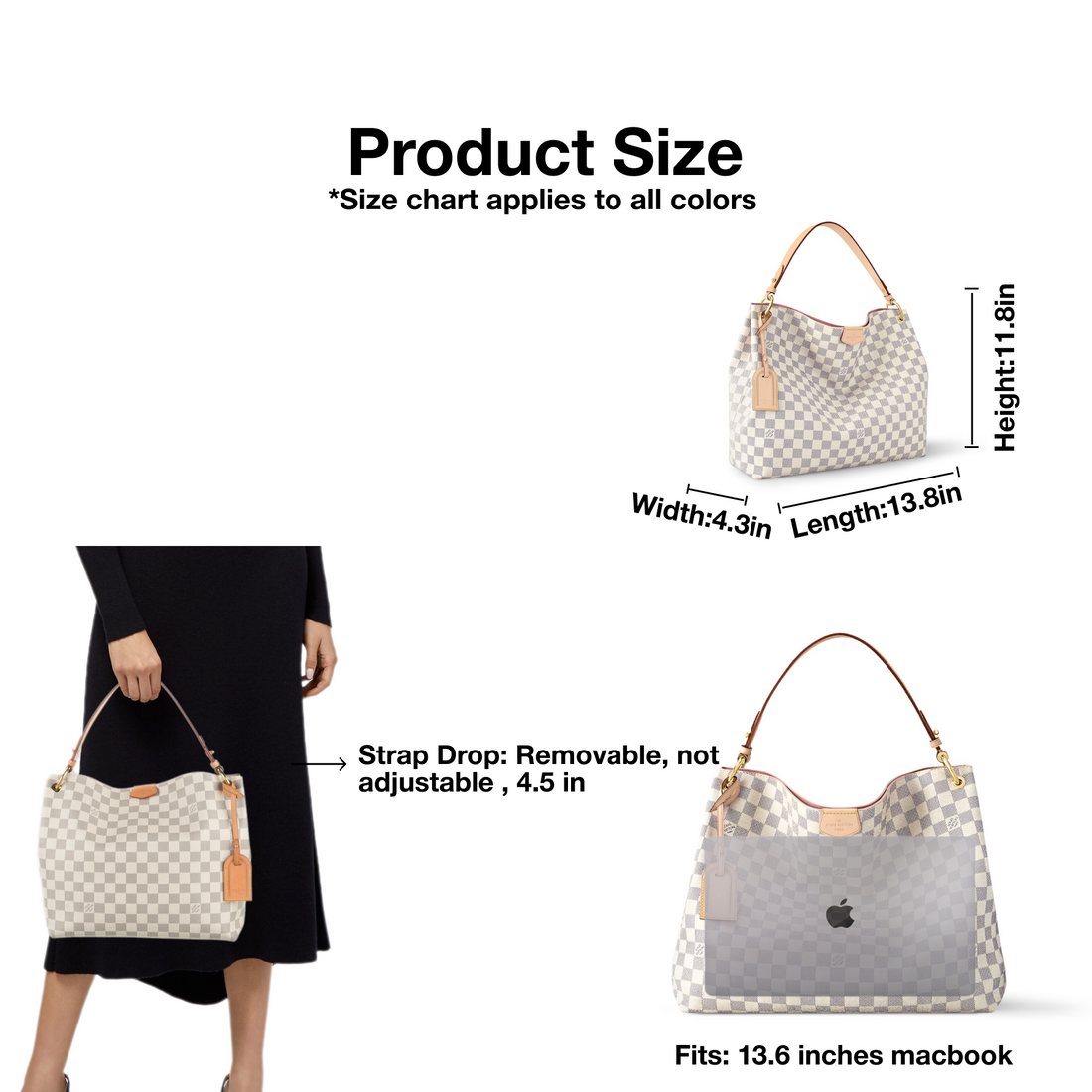 Luxury LV Shoulder Bag - Light Beige
