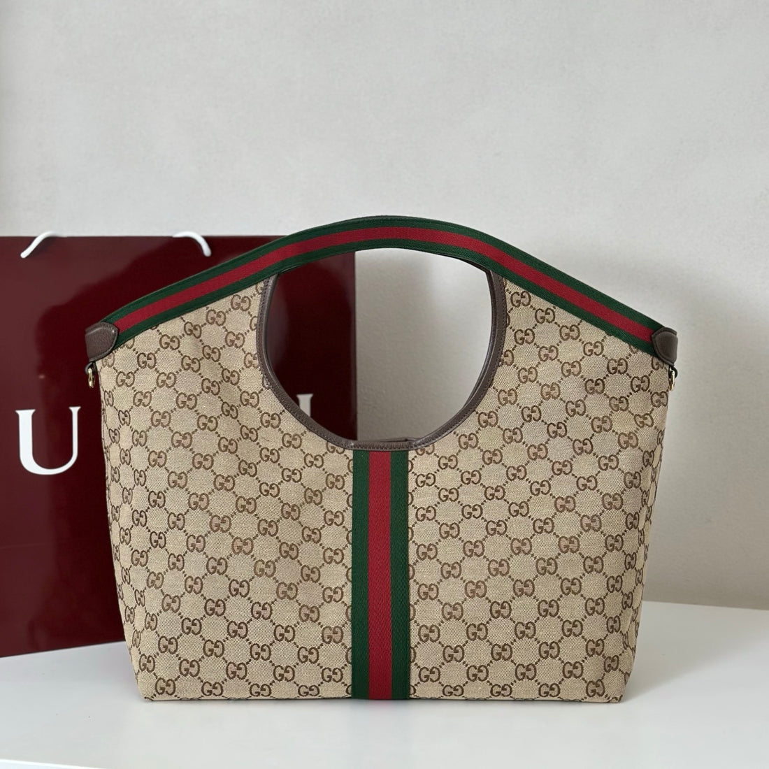 GG Tote Bag - Light Beige