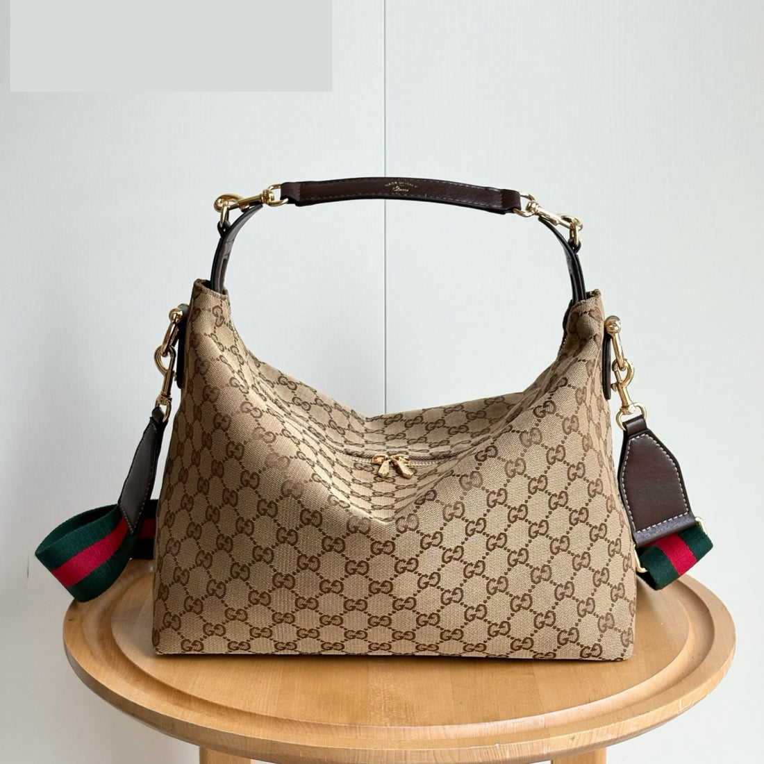 GG Crossbody Bag - Light Beige