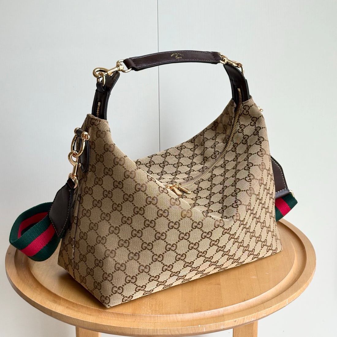 GG Crossbody Bag - Light Beige