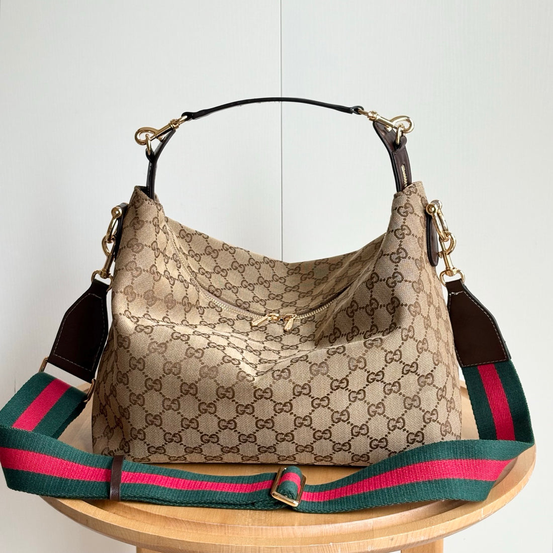 GG Crossbody Bag - Light Beige