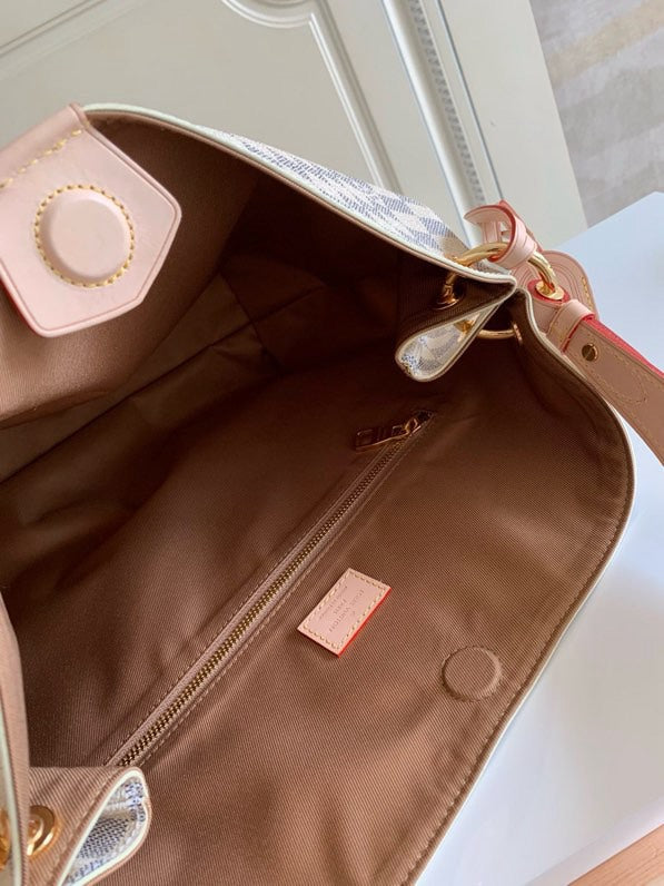 Luxury LV Shoulder Bag - Light Beige