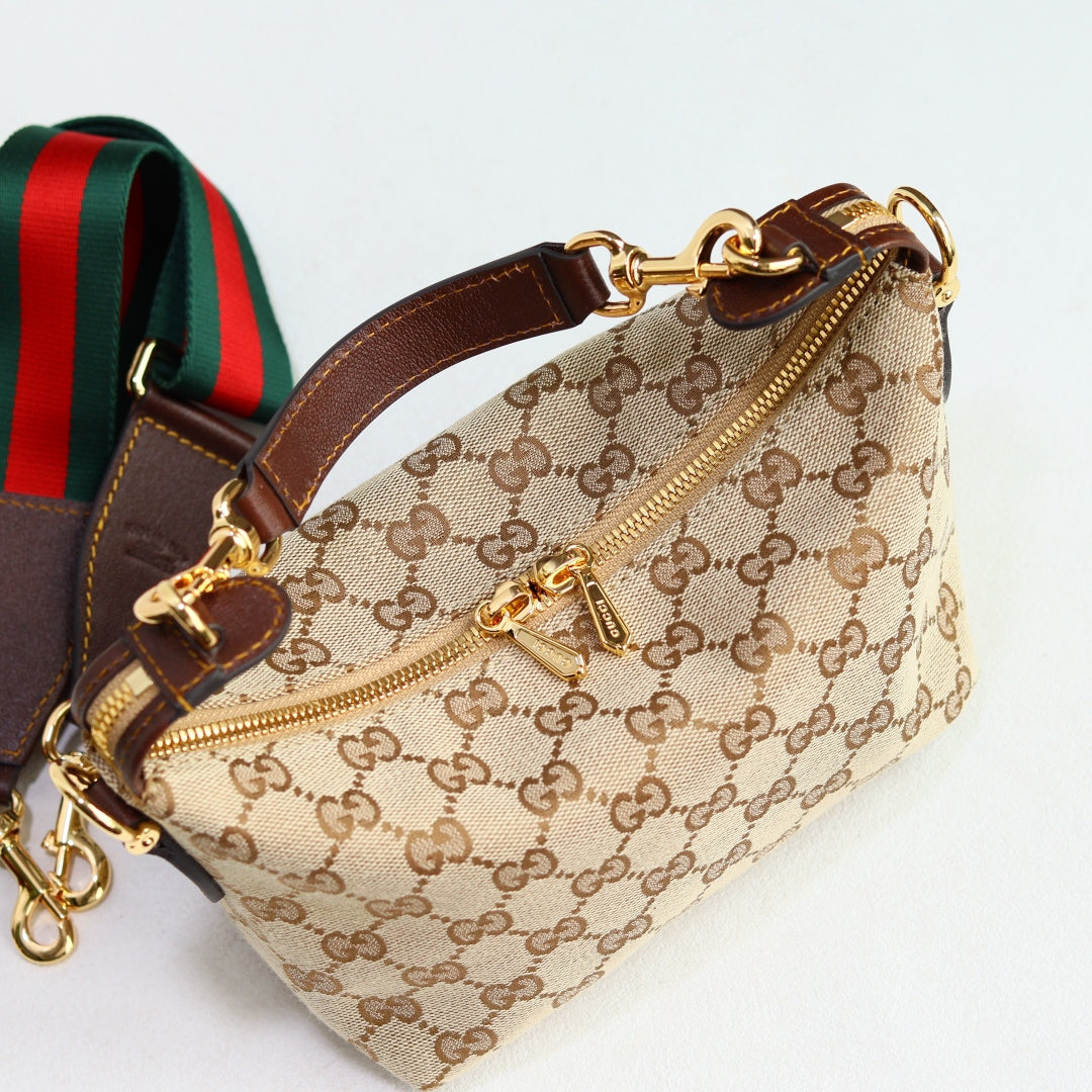 GG Crossbody Bag - Light Beige