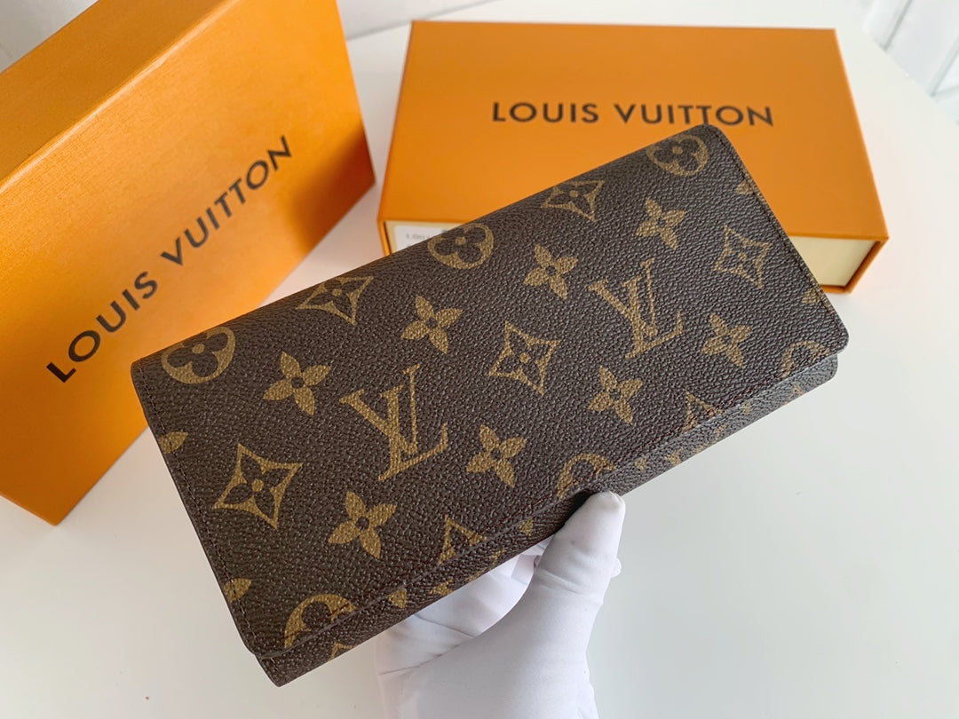 Luxury LV Monogram Long Wallet
