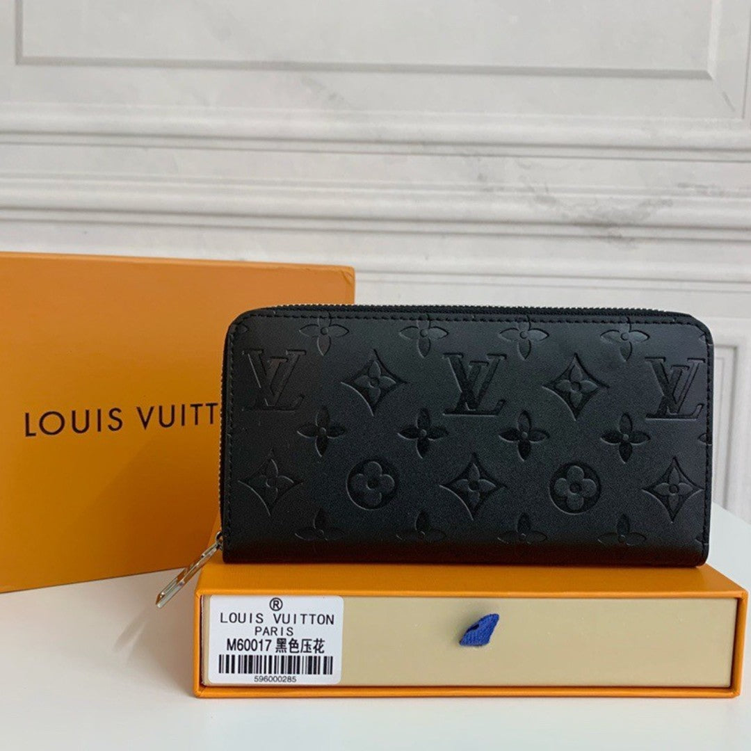 Luxury LV Zippy Wallet - Black