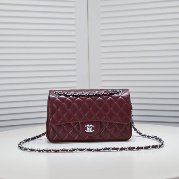 CC Classic Flap - Dark Red — small