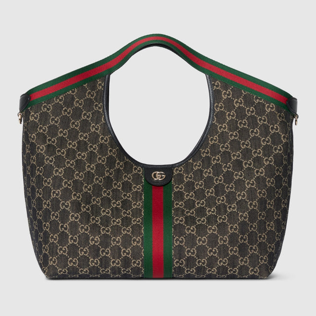 GG Tote Bag - Black Denim