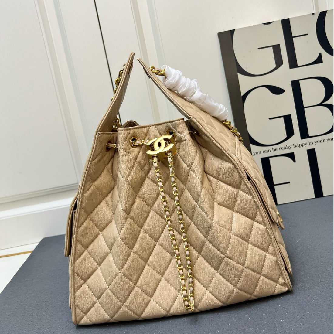 CC 25 Handbag - Beige