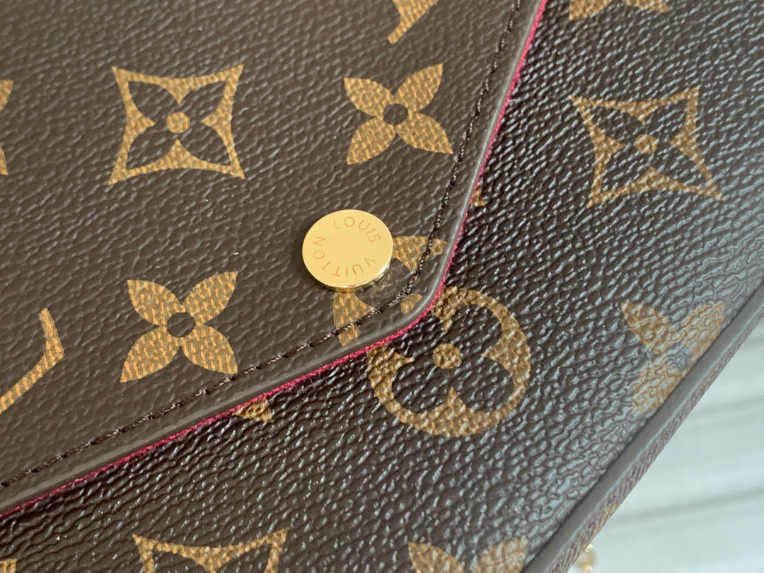 Luxury LV Félicie Pochette - Monogram Brown