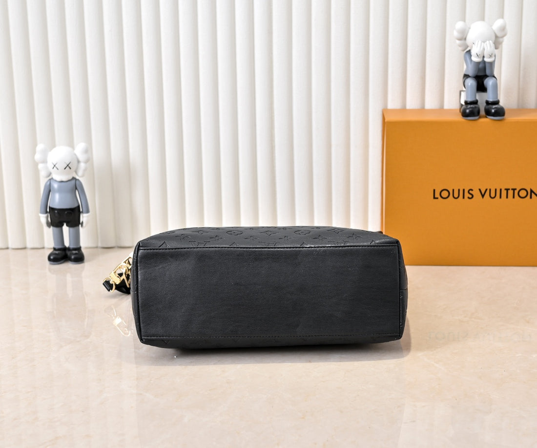 Luxury LV Coussin Hobo MM - Black