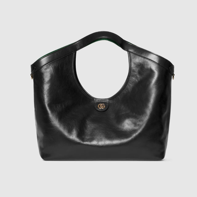 GG Tote Bag - Black Glossy