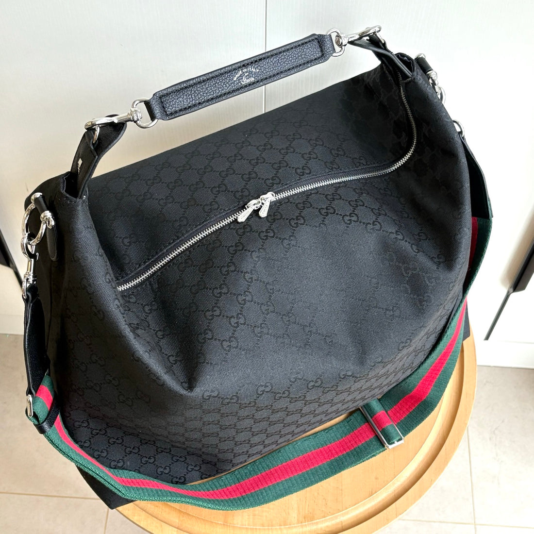 GG Crossbody Bag - Black