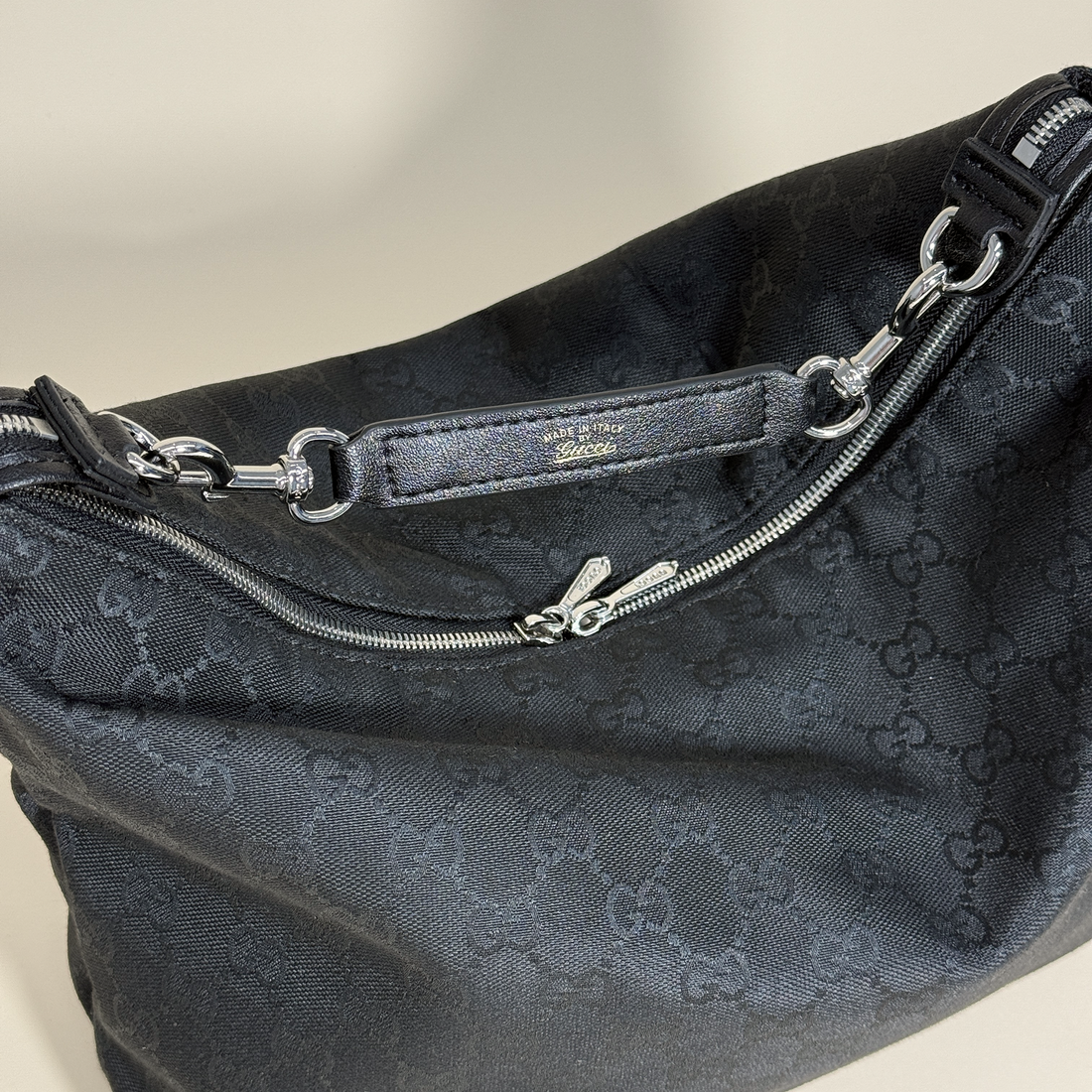 GG Crossbody Bag - Black