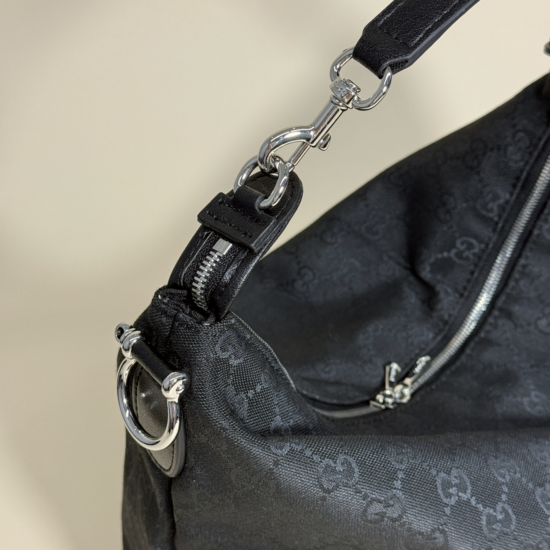 GG Crossbody Bag - Black
