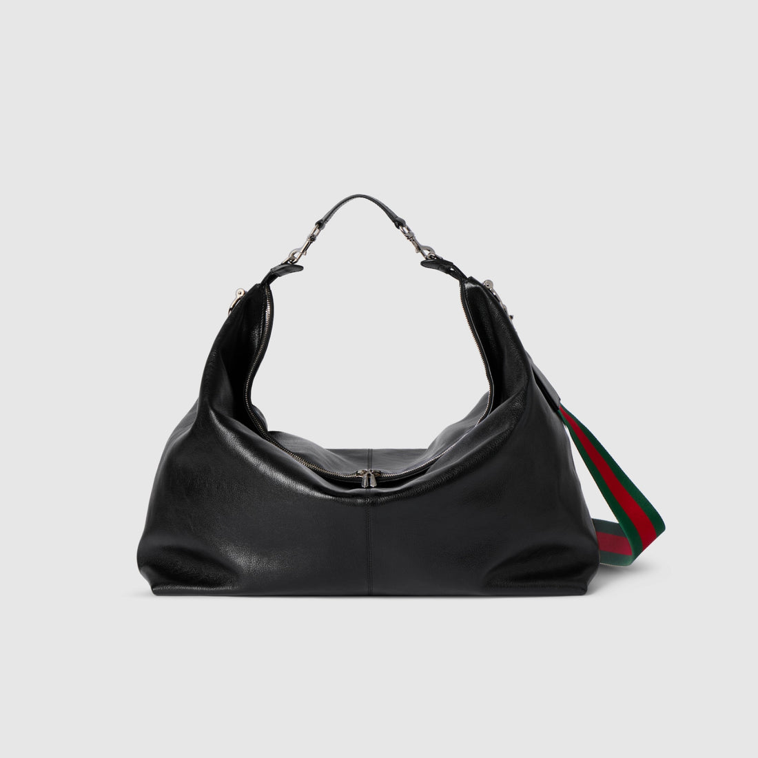 GG Crossbody Bag - Black Leather