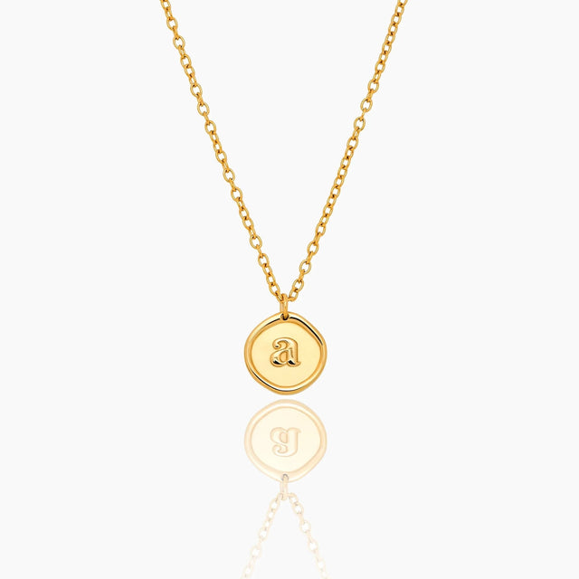 Necklace with Initial Signet