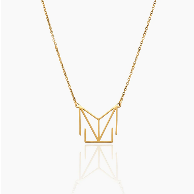 Minimalist Monogram Name Necklace