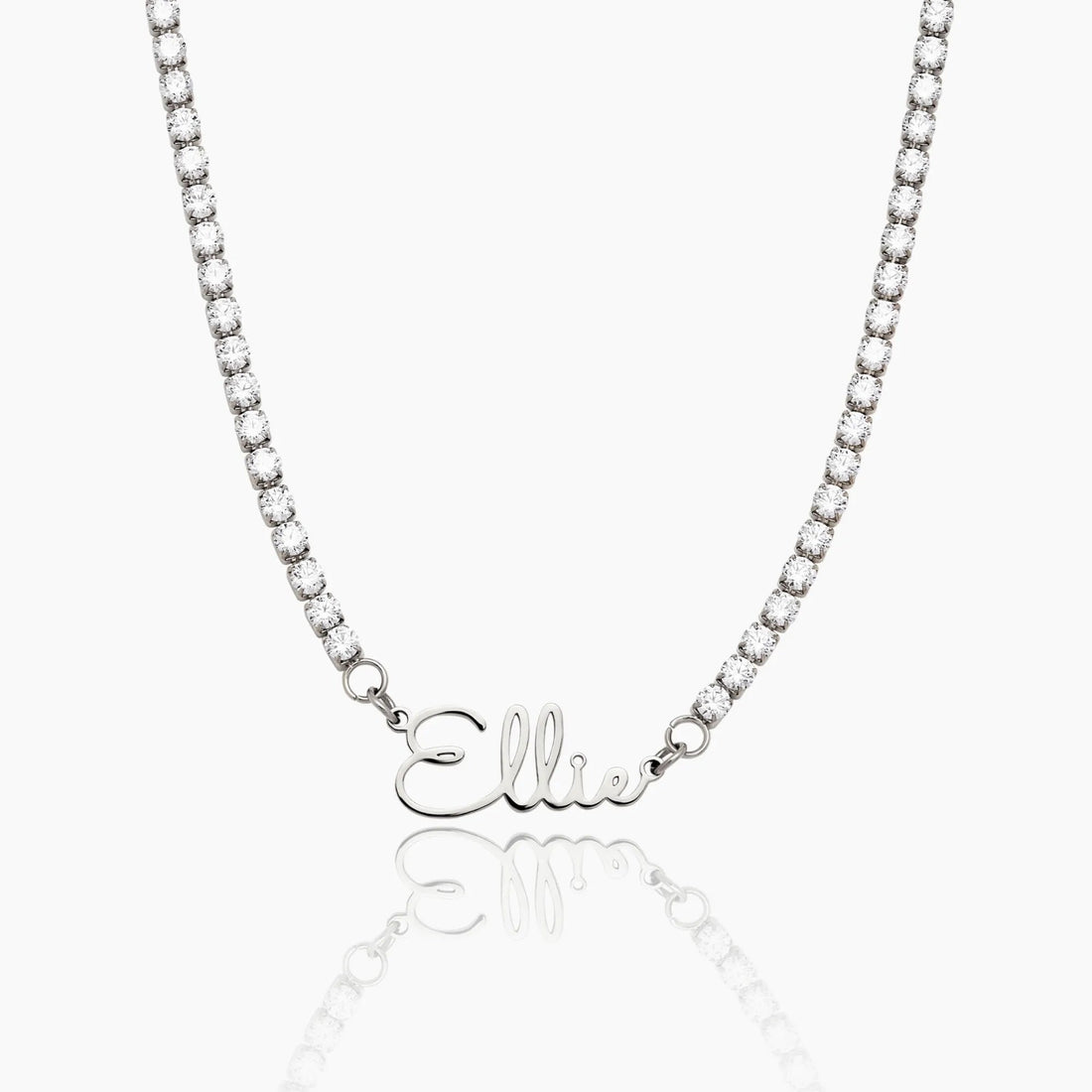 Signature Tennis-Style Name Necklace