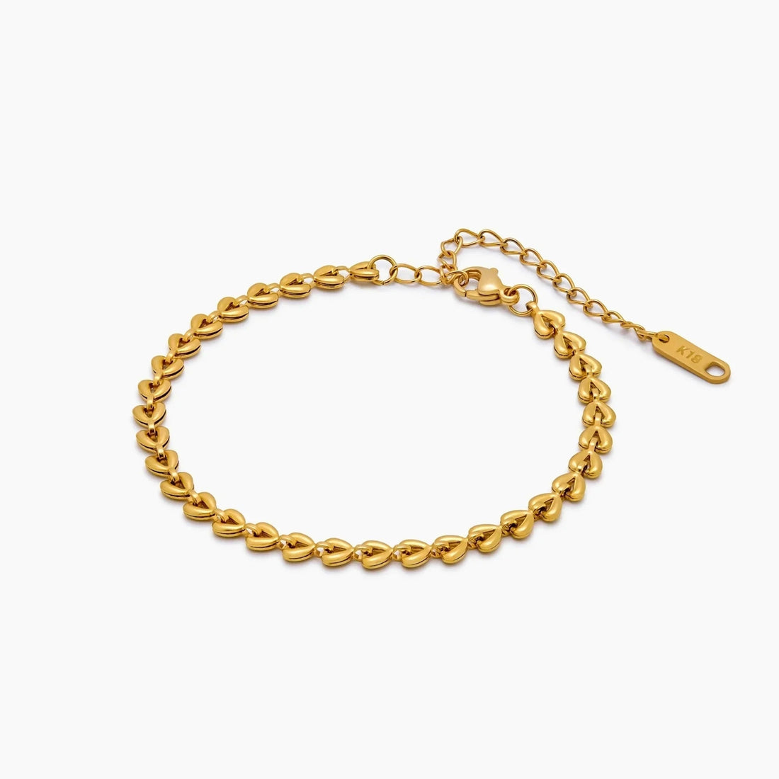 Heart Chain Bracelet