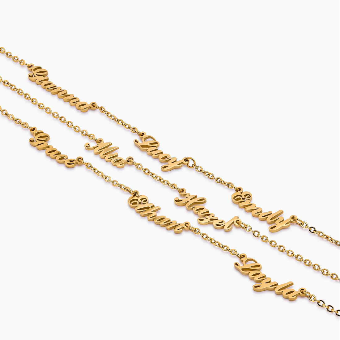 Necklace with Multiple Names