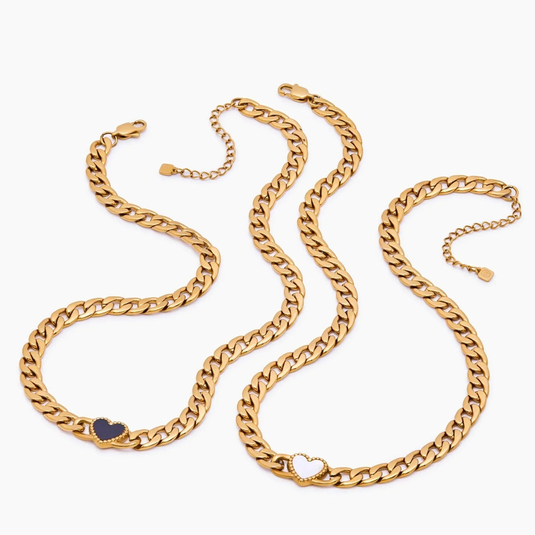 Ember Heart Cuban Chain Necklace