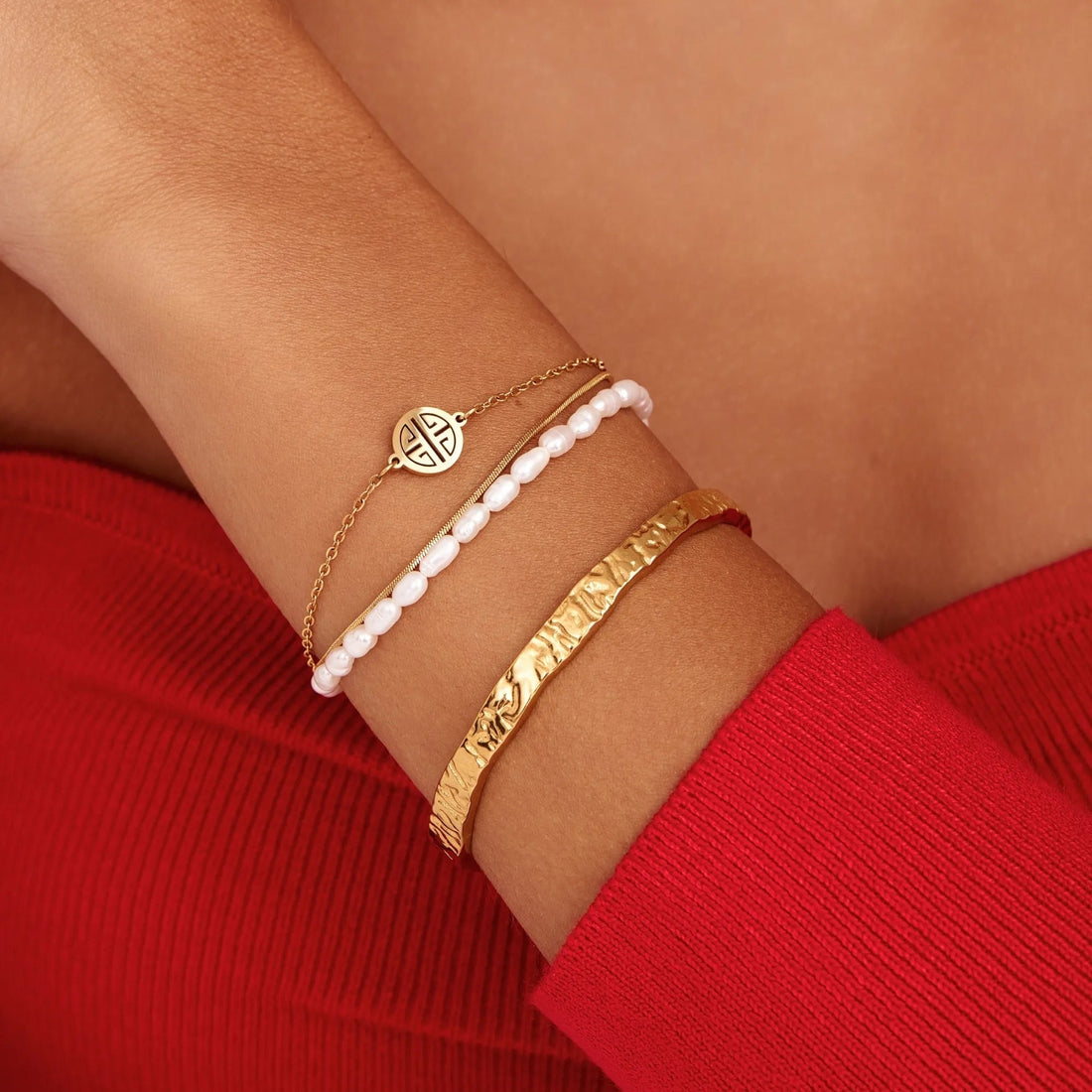 Essential Textured Cuff Bracelet